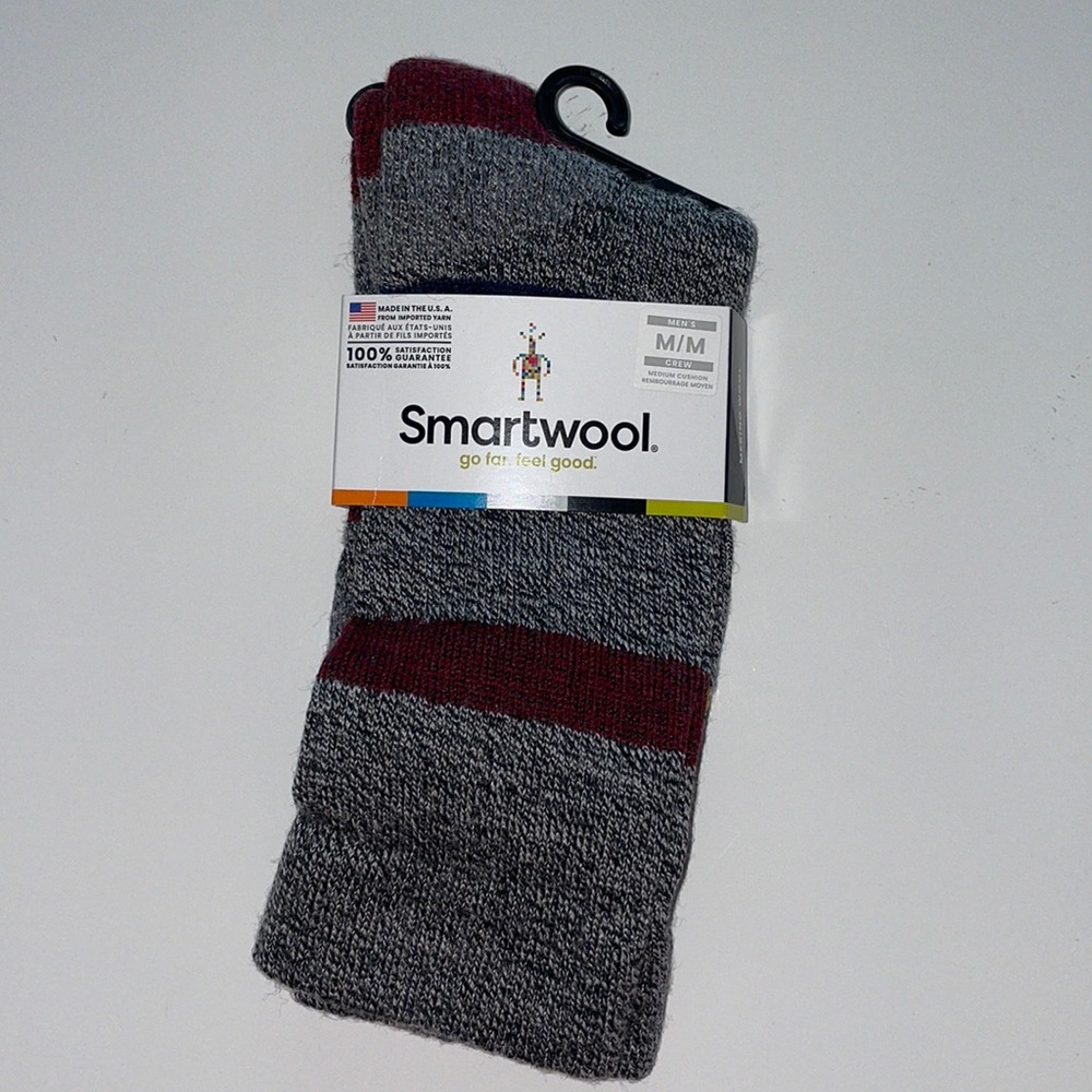 Smartwool Everyday Barnsley Crew Socks Mens Size Medium |  New